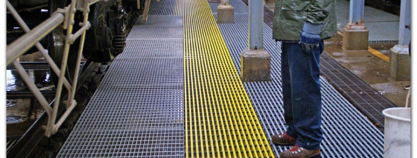 non-corroding Fiberglass Grating is THE alternative to steel grating