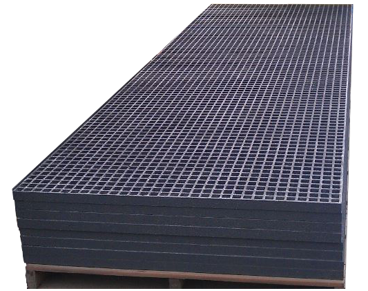 This molded fiberglass grating with square mesh pattern is one of many square mesh patterns available from National Grating.