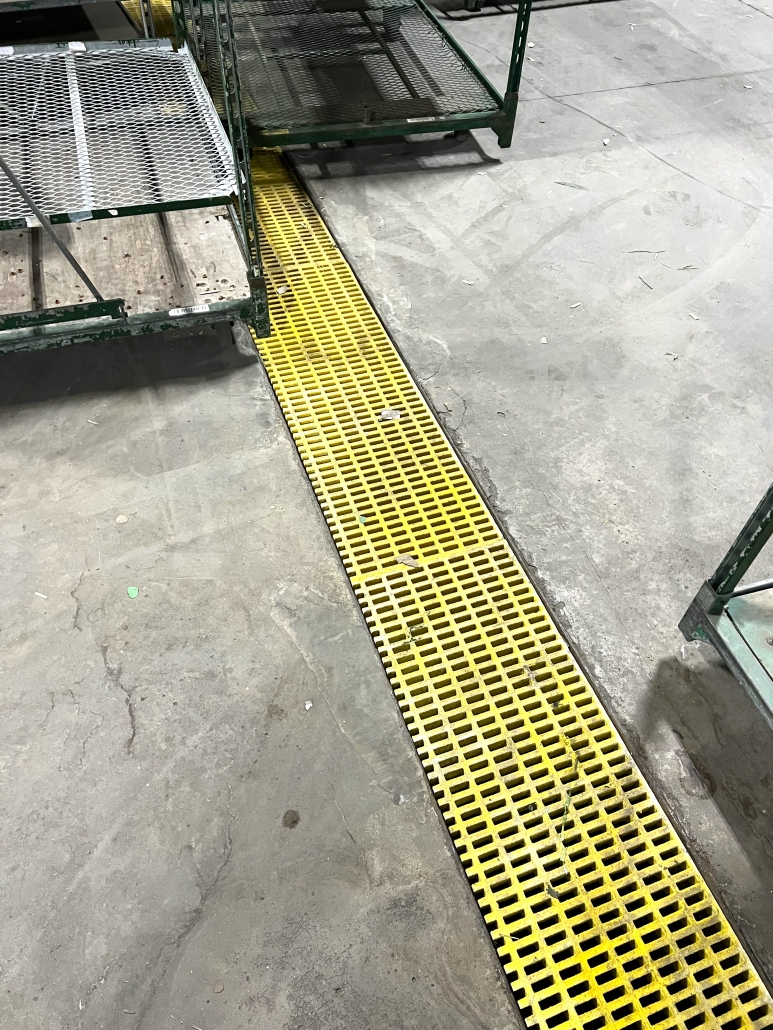 yellow hlc frp grating