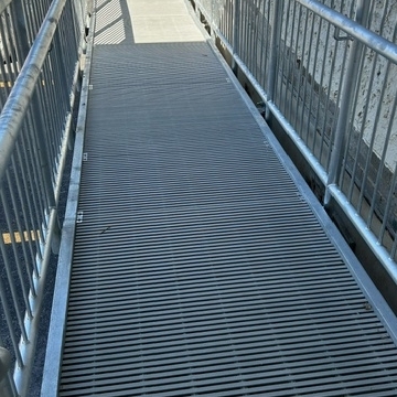 national grating pultruded walkway ramp