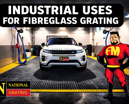 fiberglass grating industrial uses