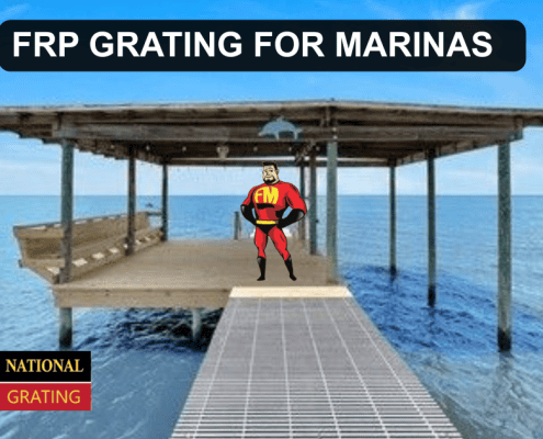 FRP Grating for marinas